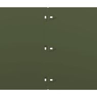 Краища за тревни площи 20 бр. маслиненозелени 25x103 cm