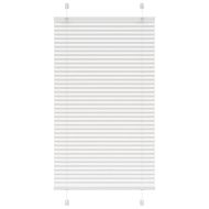 Плисирана щора Бяла 80x150 cm Ширина на плата 79,4 cm Полиестер