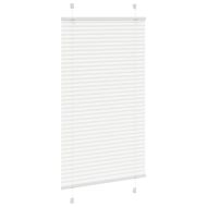 Плисирана щора Бяла 80x150 cm Ширина на плата 79,4 cm Полиестер