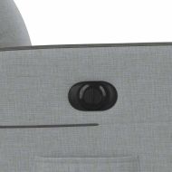 Електрически наклоняем стол, светлосив, текстил