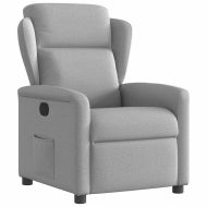 Recliner Chair Cloud Grey Fabric