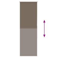 Ролкова щора Blackout Кафе 40x150 см Ширина на плата 35,7 см