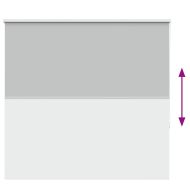 Ролкова щора Blackout Светло сиво 150x175 см Ширина на плата