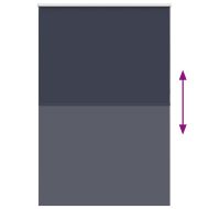 Ролкова щора Blackout морски 160x210 см Ширина на плата 156,6см