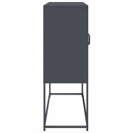 Бюфет, антрацит, 100,5x39x107 см, студеновалцувана стомана