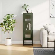 Висока дъска маслиненозелена 36x39x123 cm