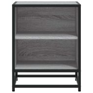 Нощни шкафчета 2 бр.Сива Сонома 40x31x50 см