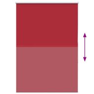 Ролетна щора Blackout червен 90x150 см ширина на тъканта 85,7см