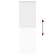 Ролкова щора Blackout бял 60x150 см Ширина на плата 55,7 см