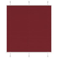 Плисирана щора Бордо червено 115x150 cm Ширина на плата 114,4cm