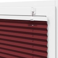 Плисирана щора Бордо червено 115x150 cm Ширина на плата 114,4cm