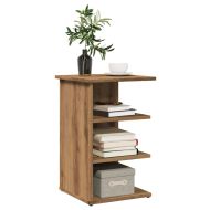 Сайдборд, дъб артизан, 35x35x55 см, инженерно дърво