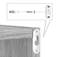 стенни кубчета 6 бр. сиви сонома 30x15x30 см