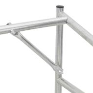 vidaxL Стойка за дърва за огрев с дъждобран, 100,5x100,5x110,5 см