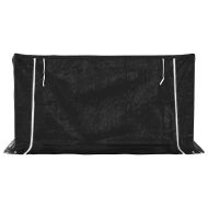 vidaxL Стойка за дърва за огрев с дъждобран, 200,5x100,5x110,5 см