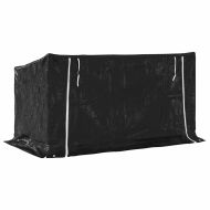 vidaxL Стойка за дърва за огрев с дъждобран, 200,5x100,5x110,5 см