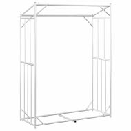vidaxL Стойка за дърва за огрев с дъждобран, 150x60x200 см
