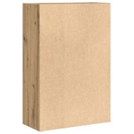 Шкаф за книги/бюфет занаятчийски дъб 66x30x98см инженерно дърво