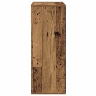 Библиотека, старо дърво, 66x31x80 см, инженерно дърво