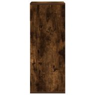 Библиотека, опушен дъб, 34x31x80 см, инженерно дърво