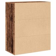 Библиотека, старо дърво, 60x30x71,5 см, инженерно дърво