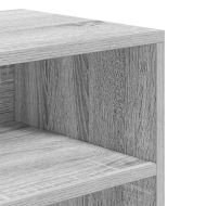 Библиотека, сив сонома, 60x30x71,5 см, инженерно дърво