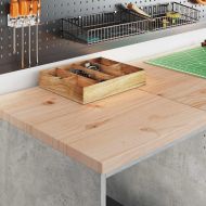 гаражни шкафове, 2 бр, бетонно сиви, инженерно дърво