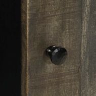 Шкаф за баня 38x33x58 см масивно мангово дърво