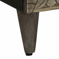 Шкаф Светло сив 60x33,5x75 cm Масивна дървесина Манго