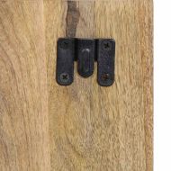 Нощно шкафче 50x27x50 cm Масивна груба дървесина Манго