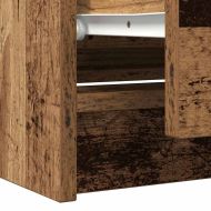 ТВ шкаф Старо дърво 100x35x54 cm Инженерна дървесина