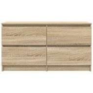 ТВ шкаф Дъб Сонома 100x35x54 cm Инженерна дървесина