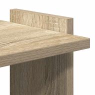 Библиотека 3 рафта сонома дъб 60x30x120 см инженерно дърво