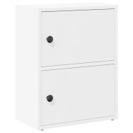 Библиотека, бяла, 40x24x52 см, инженерно дърво