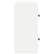 Библиотека, бяла, 40x24x52 см, инженерно дърво