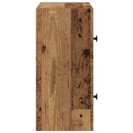 Библиотека, старо дърво, 40x24x52 см, инженерно дърво