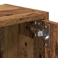 Библиотека, старо дърво, 40x24x52 см, инженерно дърво