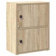 Библиотека, сонома дъб, 40x24x52 см, инженерно дърво