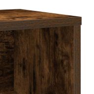 Библиотека, опушен дъб, 60x24x101,5 см, инженерно дърво