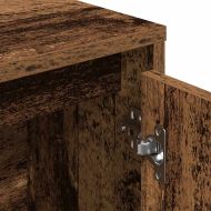 Библиотека, старо дърво, 89x24x101,5 см, инженерно дърво