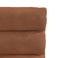 Трапезни столове, 4 бр, кафяви, изкуствена кожа