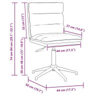 Трапезен стол, черен, изкуствена кожа