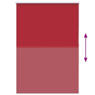 Ролкова щора Blackout червен 115x150 см Ширина на плата 110,7см