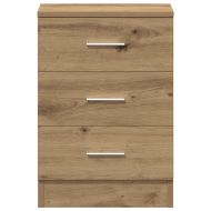 Нощни шкафчета 2 бр. дъб Artisan 38x35x55cm Инженерна дървесина