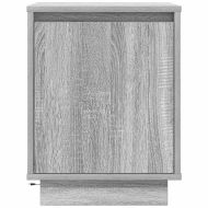 Нощен шкаф с LED осветление Grey Sonoma 38x34x50 cm