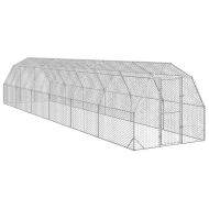 Пилешки бяг 2,5x12x2,25 m Поцинкована стомана