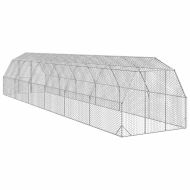 Пилешки бяг 2,5x12x2,25 m Поцинкована стомана