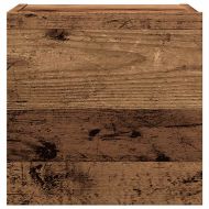 Комплект ТВ шкафове за стенен монтаж 5 части, инженерно дърво