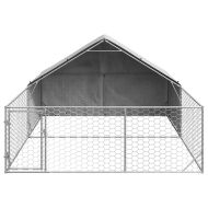 Открита кучешка колиба с бягаща пътека 4x3x1,9 m