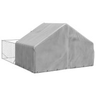 Открита кучешка колиба с бягаща пътека 4x3x1,9 m